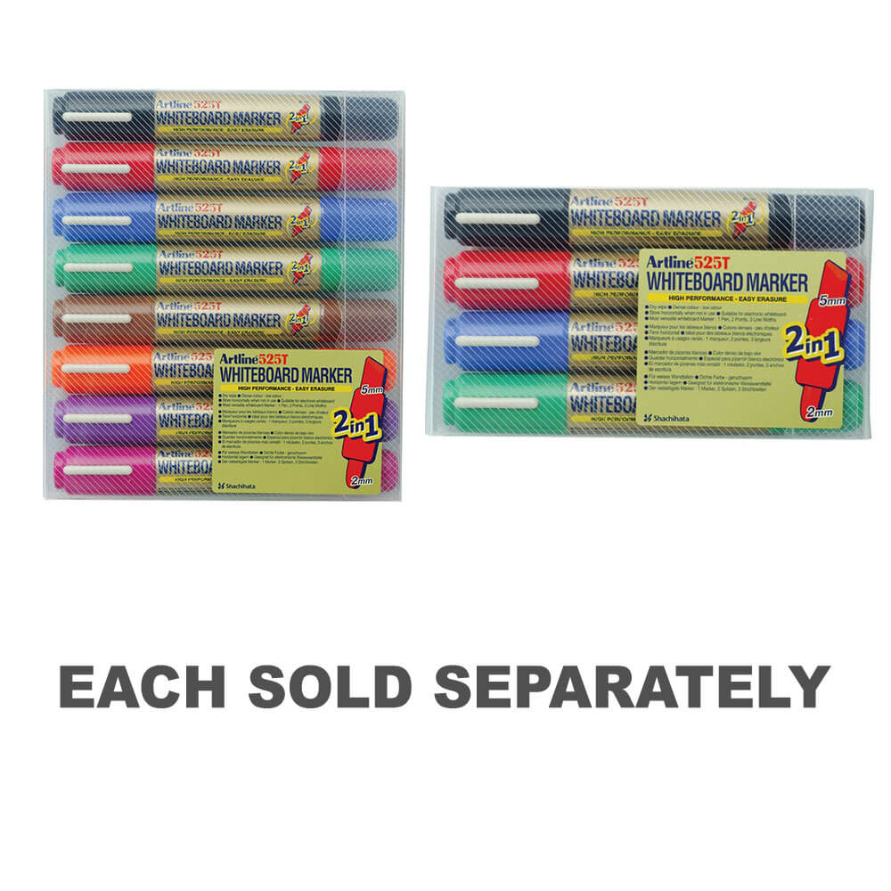 Artline Whiteboard Marker Dual Nib assorti