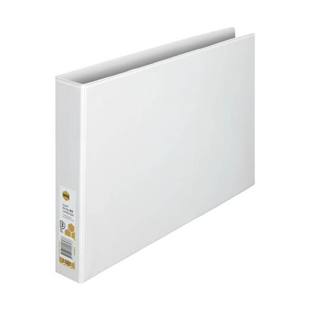 Marbig 3 Ring Ring Zip Lider avec stockage et manche assorti