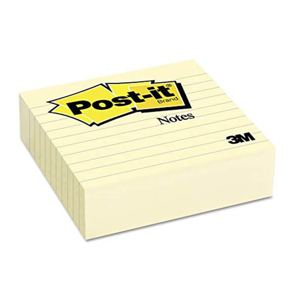 Post-it bordé 4x4 "(jaune)