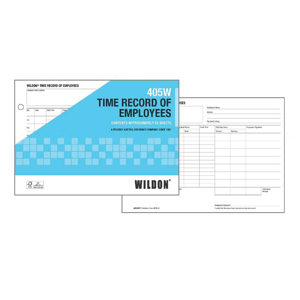 Fiche d'enregistrement Wildon Time (50pk)