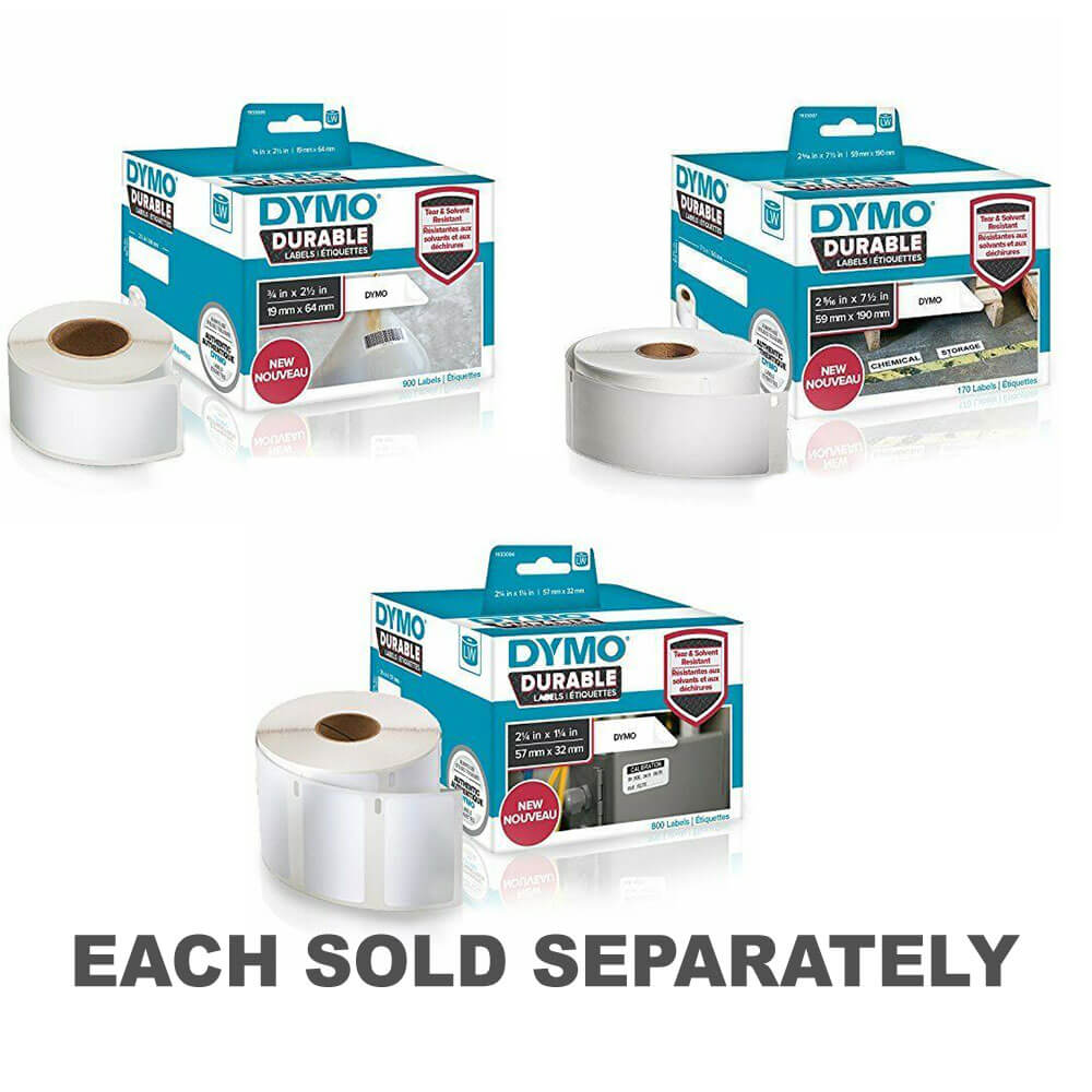 Étiquette d'expédition dymo blanc