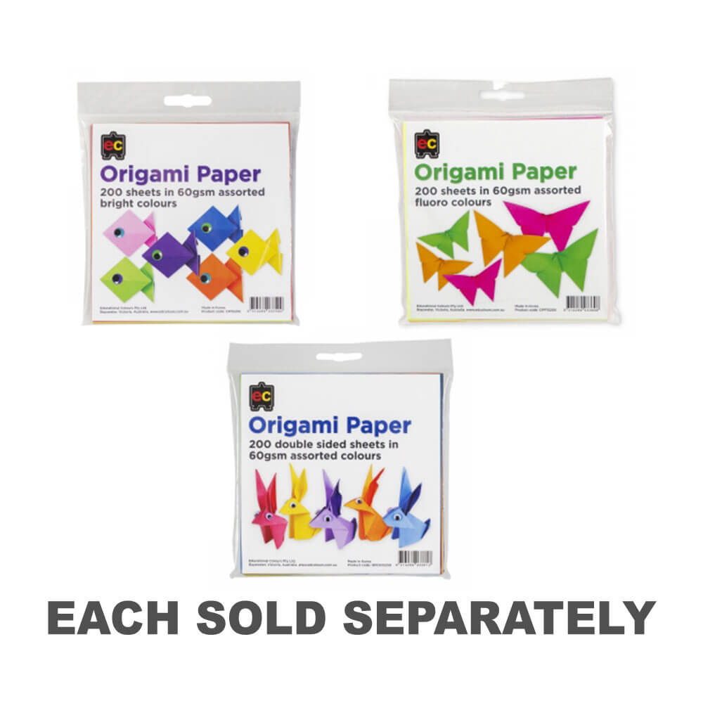 Paper d'origami EC (200pk)