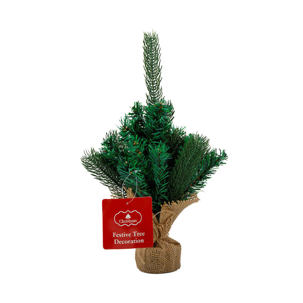 Arbre de Noël de fil de fil supplémentaire non non décoré (40 cm)