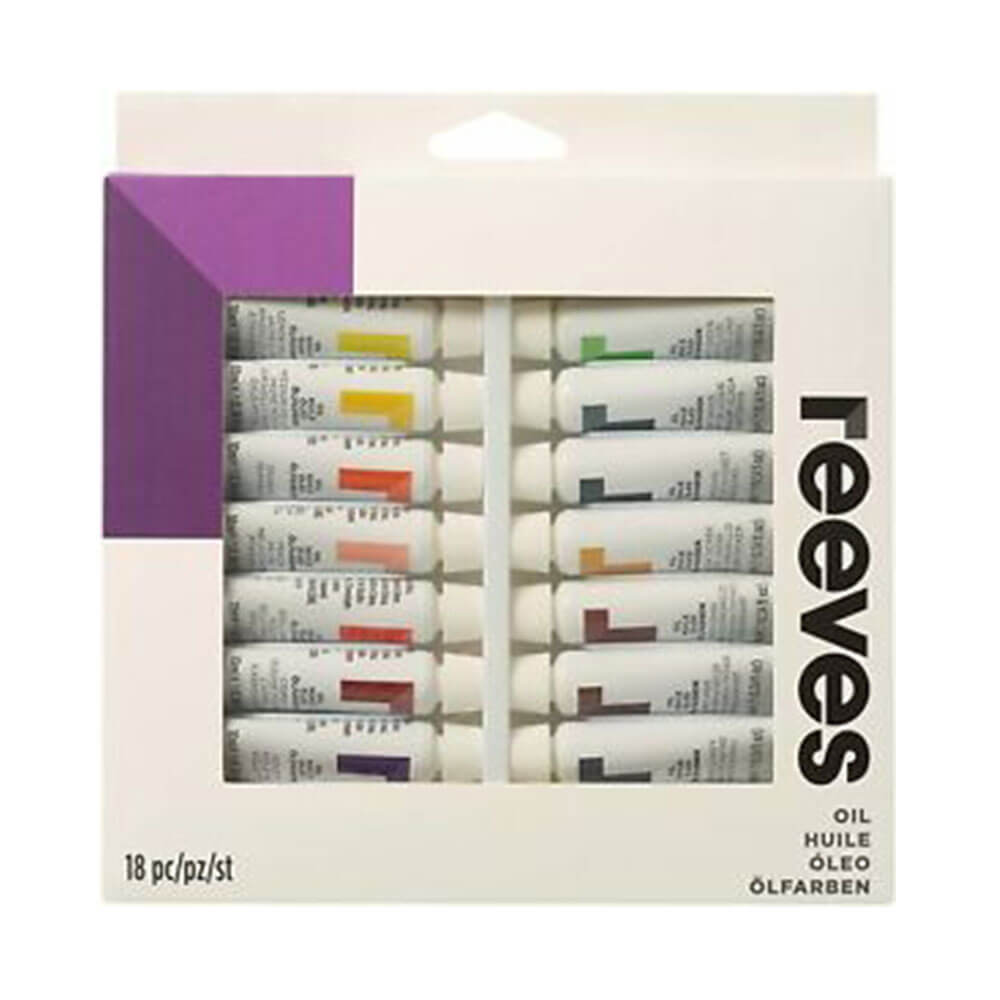 Tubes de peinture Reeves Ret Huile 10 ml (18pk)