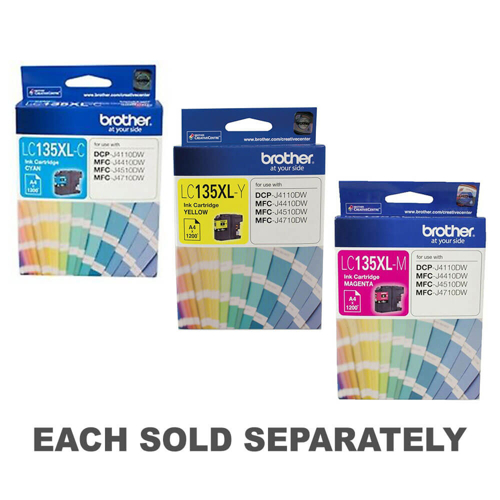 Brother InkJet Cartridge LC135XL High Rende