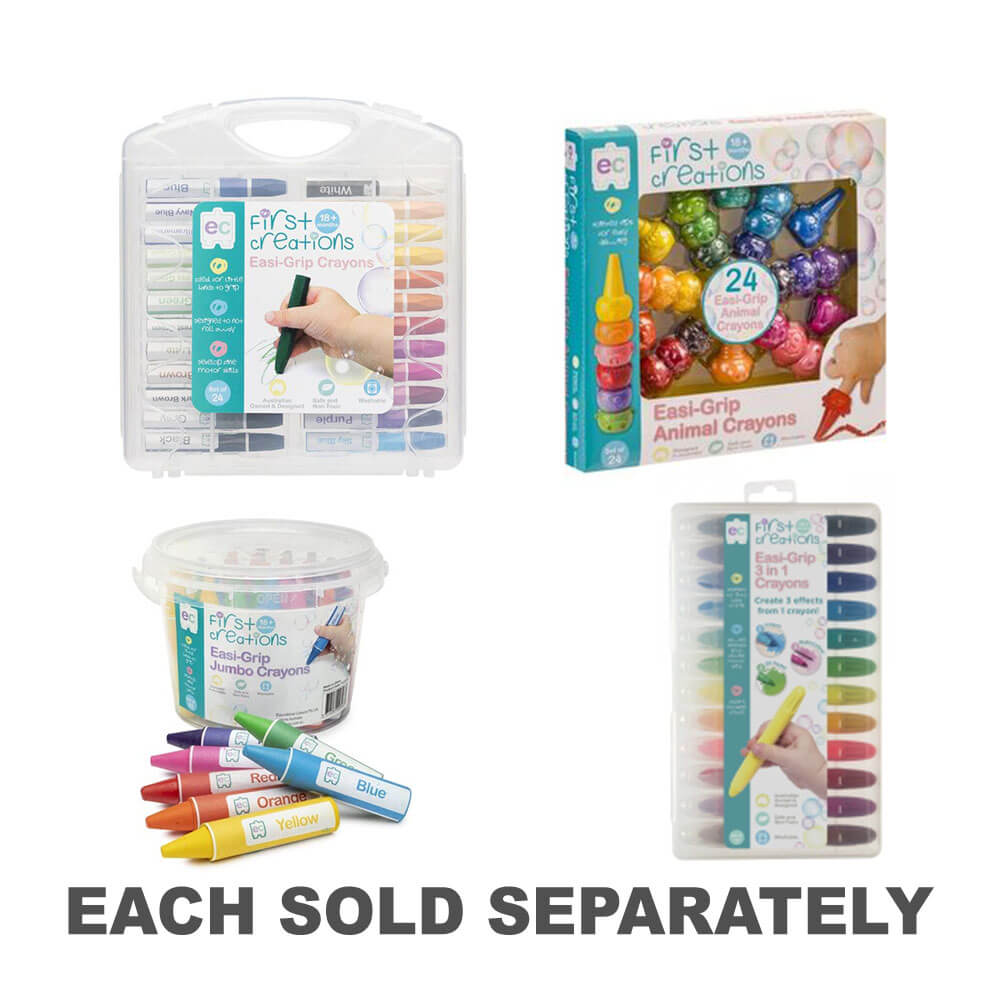 Premières créations crayons à grip