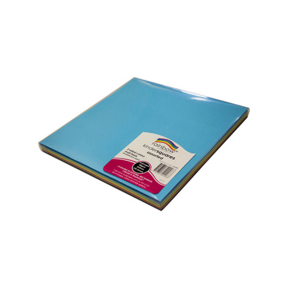 Papier artisanal arc-en-ciel Papier Craft Matt 254 mm (120pcs)