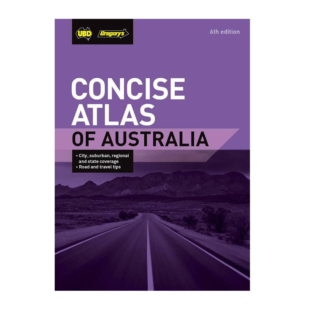 L'Atlas concis d'UBD Gregory d'Australie (6e édition)
