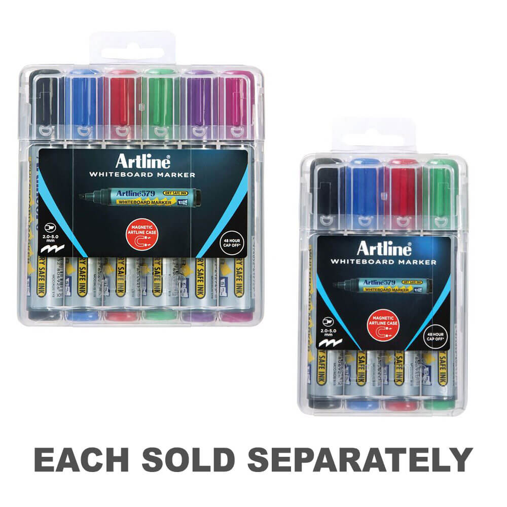 Artline Whiteboard Marker dans le cas dur 5 mm assorti