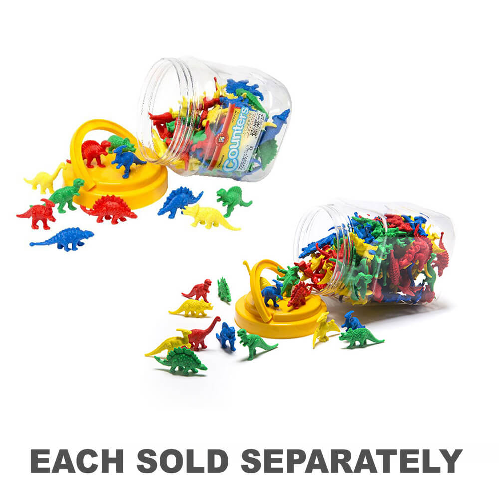 L'apprentissage peut être des dinosaures amusants compteurs 50 mm