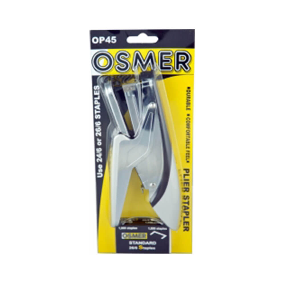 Astaqueuse Osmer Plier avec boîte de 26/6 agrafes
