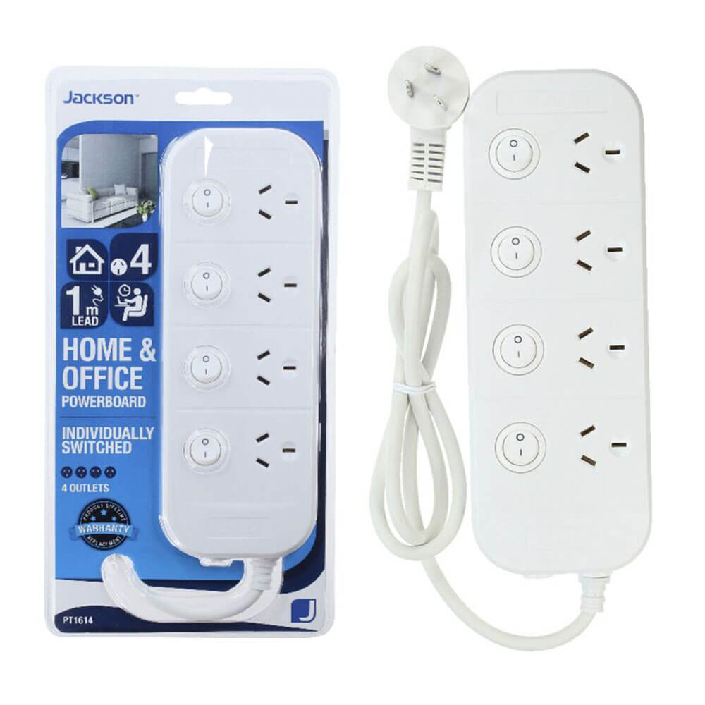 Jackson Industries 4 Commutateur de surcharge de sortie Powerboard White