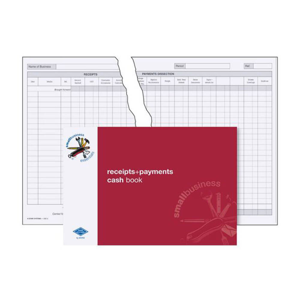 Zions Small Business Receipts & Payments Book (A4)