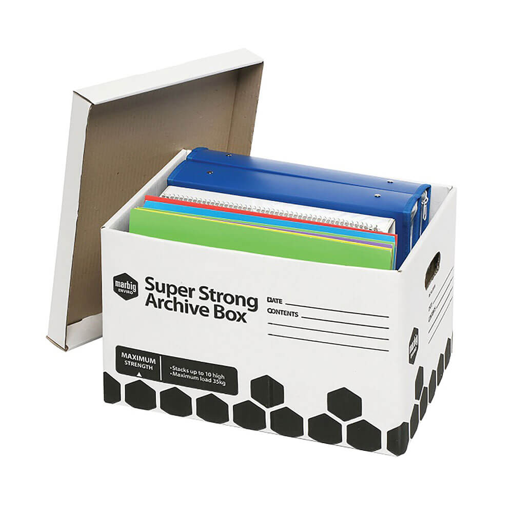 Boîte d'archives lourdes Marbig