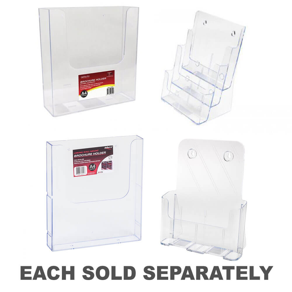 Déflecto Wall Mount Brochure Holder (A4)