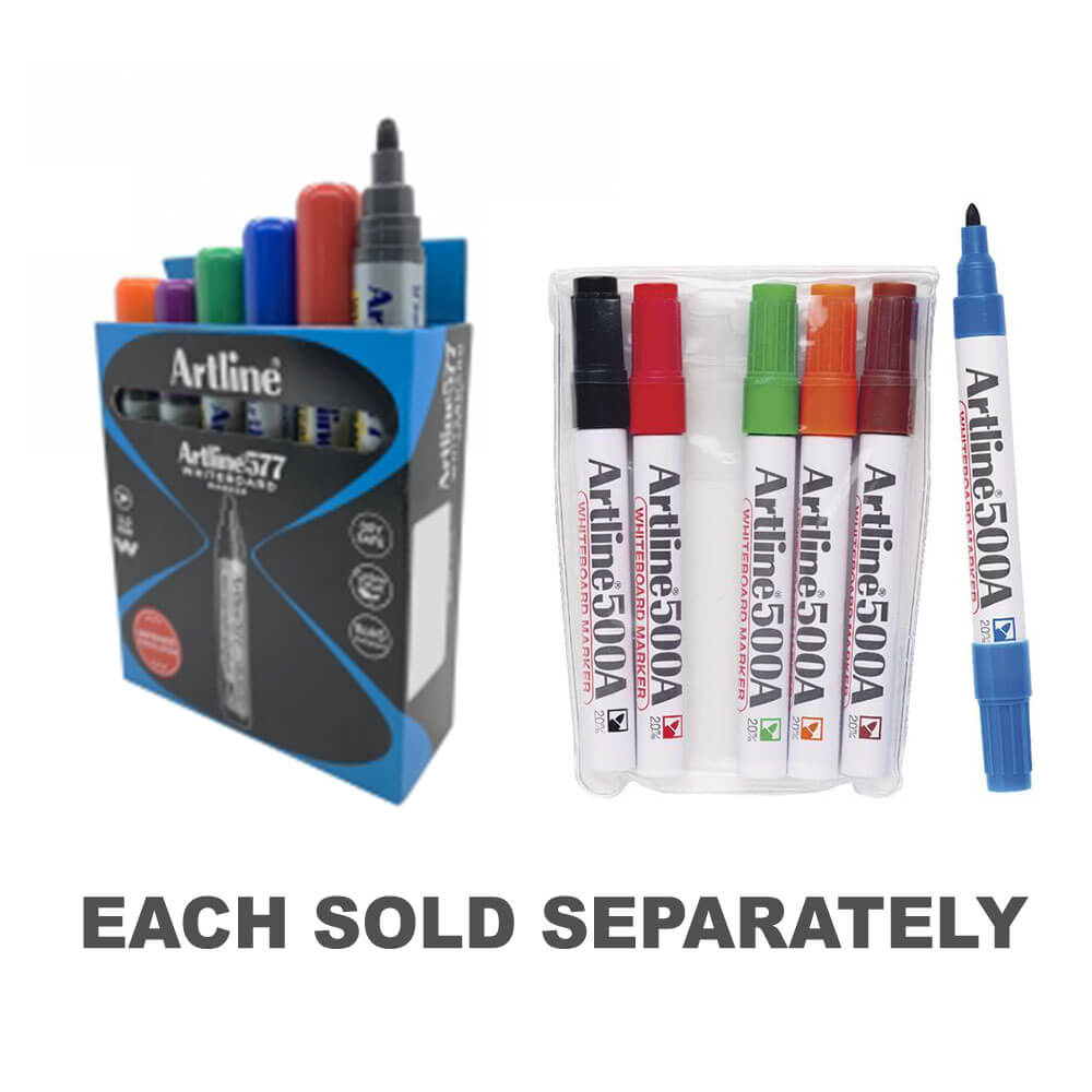 Artline Whiteboard Marker 2 mm Bullet assorti