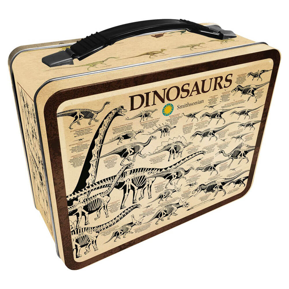 Smithsonian Dinosaurs Tin transporte toute la boîte amusante