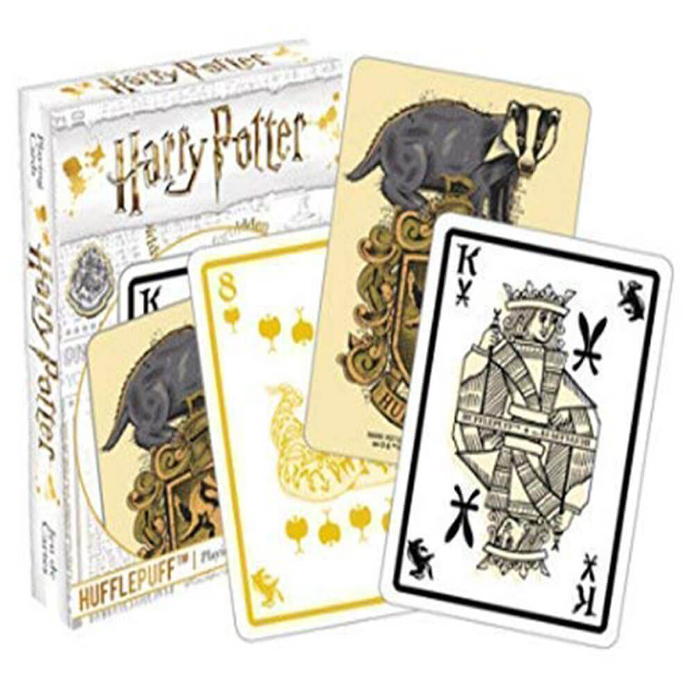 Cartes à jouer à Poufsouffle Harry Potter
