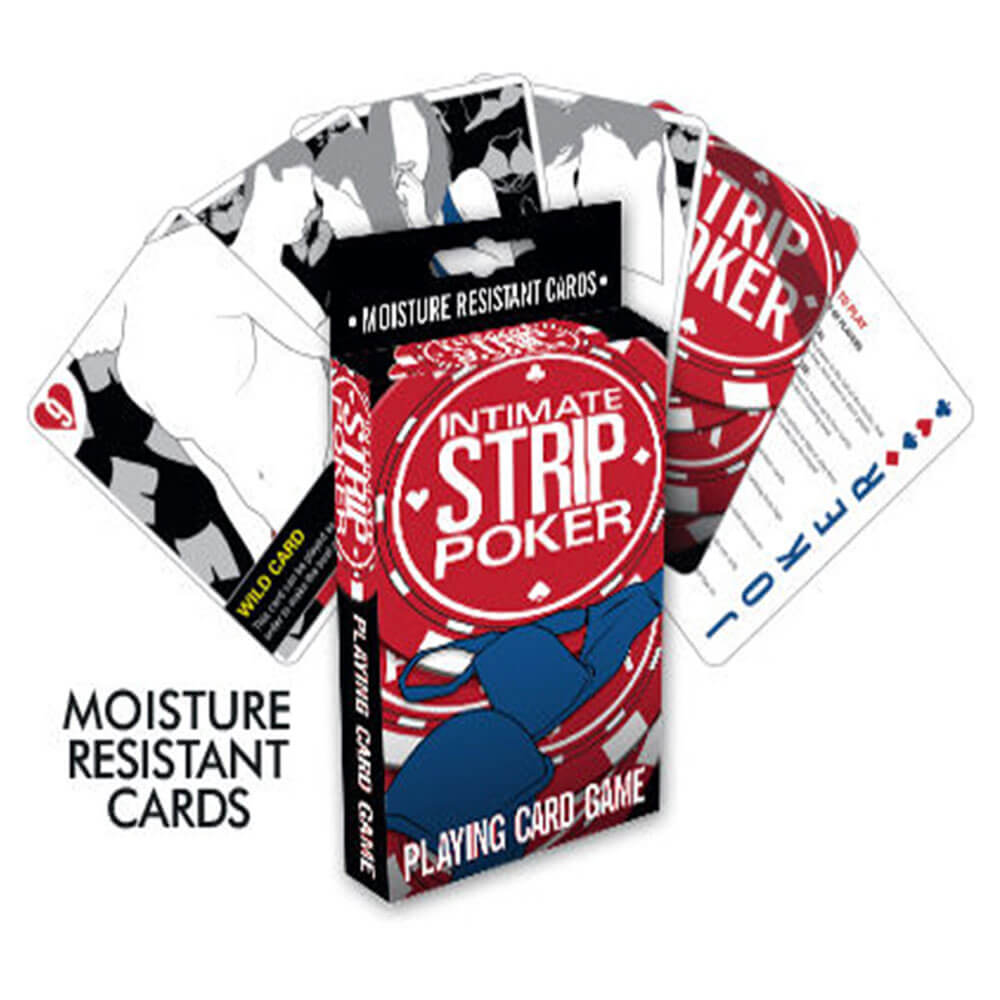 Jeu de cartes de poker à bande intime