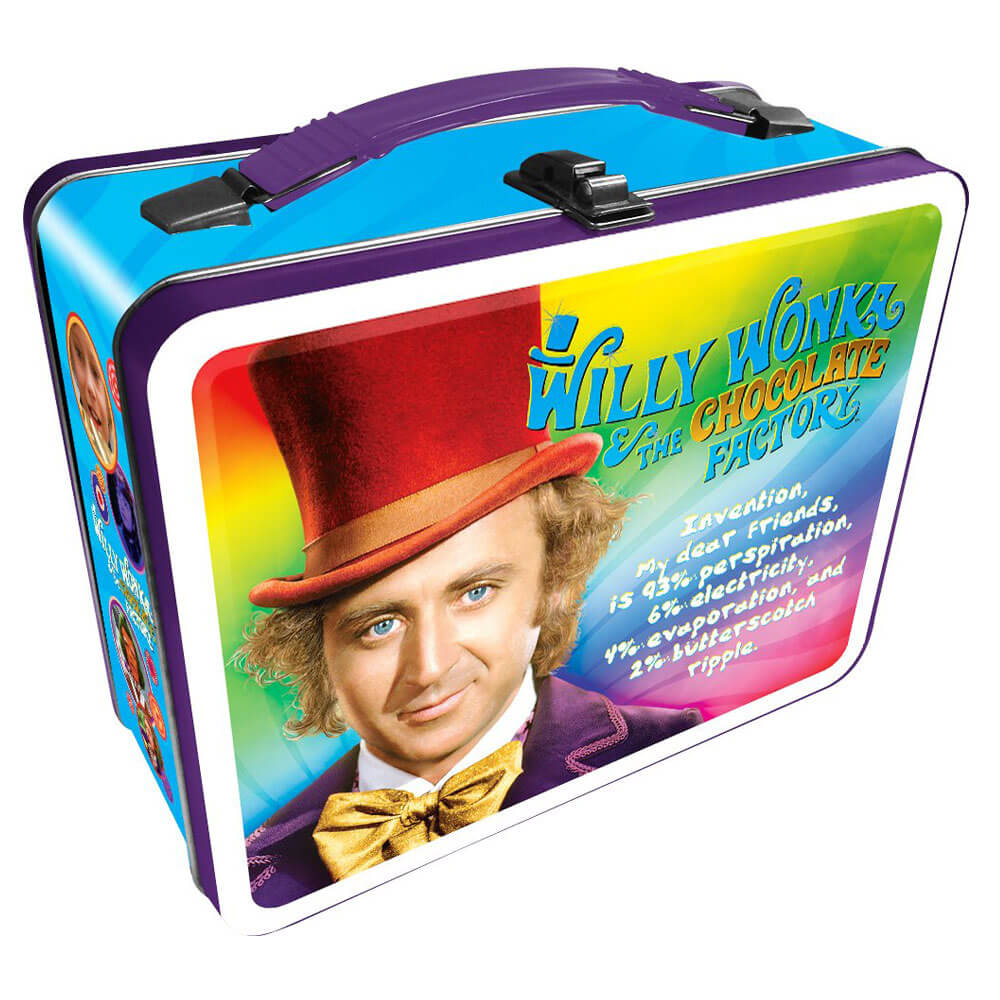 Willy Wonka Tin transporte toute la boîte amusante