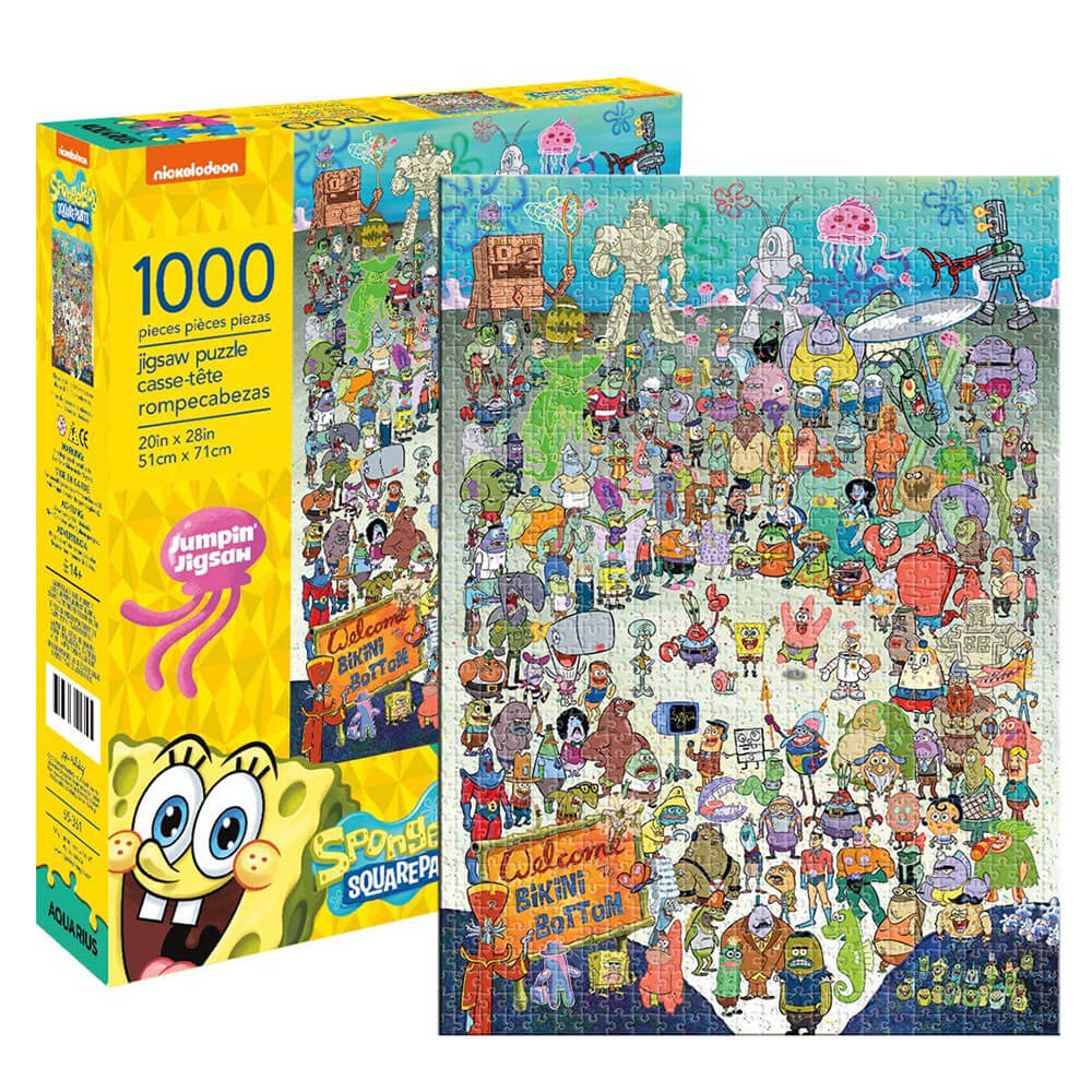 Spongebob Squarepants Cast 1000pc Puzzle