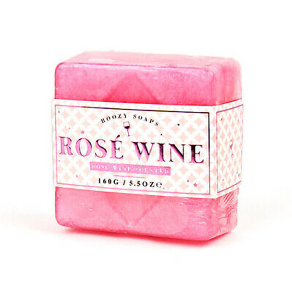 Savon arrosant du vin rose