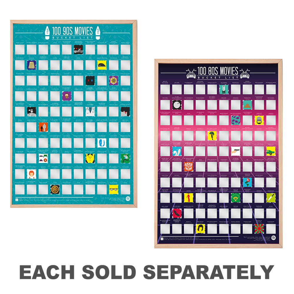 Gift Republic 100 Films Scratch Affiche